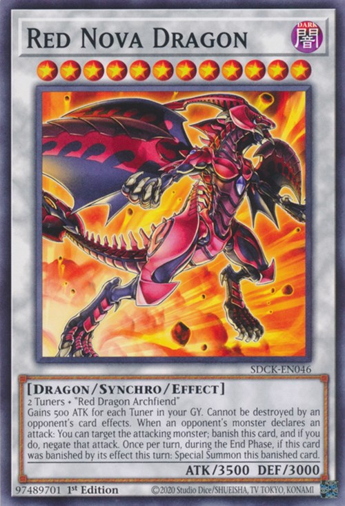 Red Nova Dragon [SDCK-EN046] Common | Exor Games New Glasgow