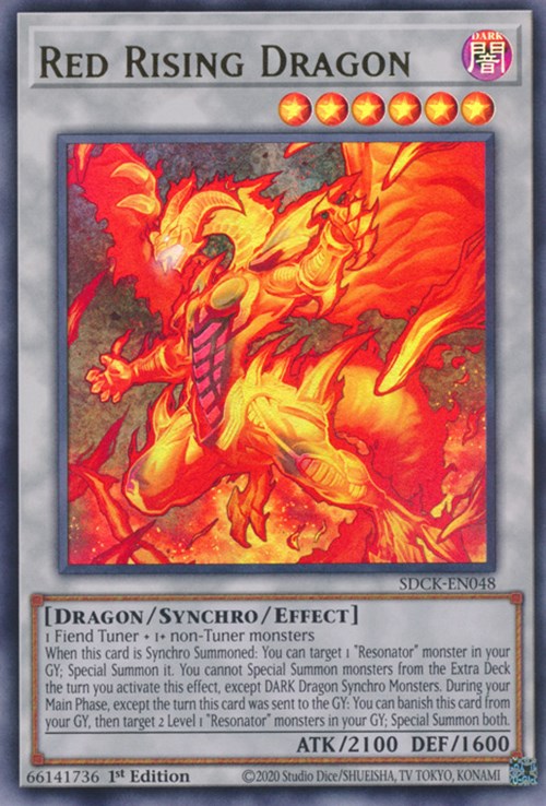 Red Rising Dragon [SDCK-EN048] Ultra Rare | Exor Games New Glasgow