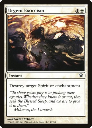 Urgent Exorcism [Innistrad] | Exor Games New Glasgow