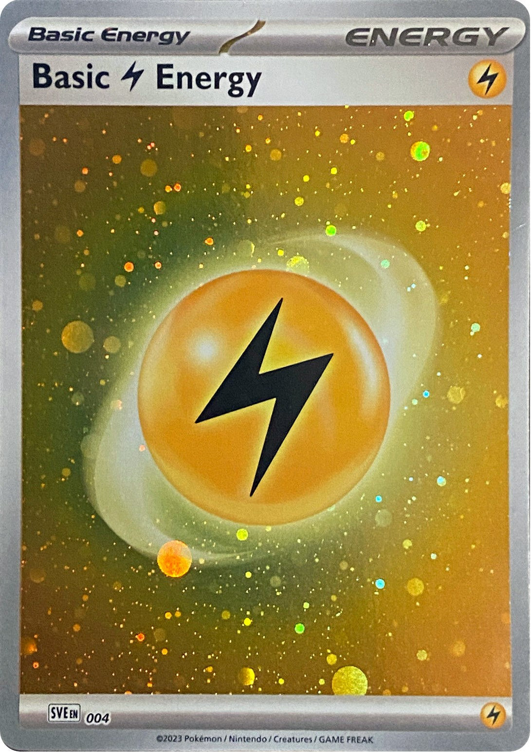 Basic Lightning Energy (004) (Cosmos Holo) [Scarlet & Violet: Base Set] | Exor Games New Glasgow