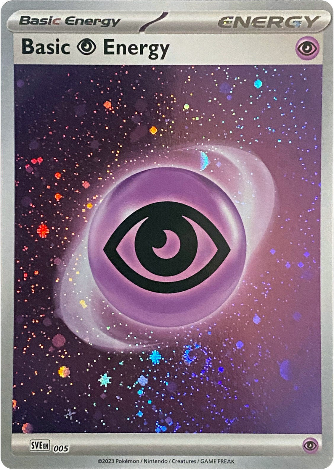 Basic Psychic Energy (005) (Cosmos Holo) [Scarlet & Violet: Base Set] | Exor Games New Glasgow