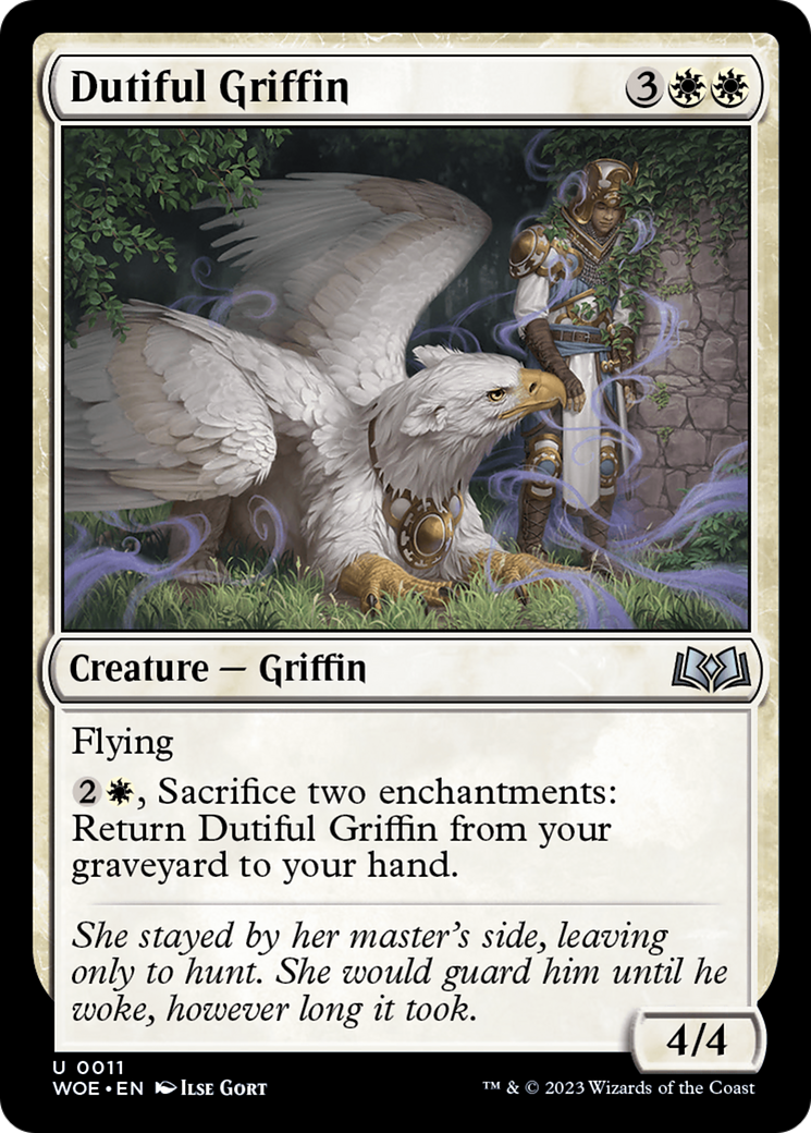 Dutiful Griffin [Wilds of Eldraine] | Exor Games New Glasgow