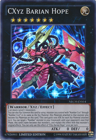 CXyz Barian Hope (SE) [NECH-ENS14] Super Rare | Exor Games New Glasgow