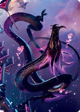 Junji, the Midnight Sky 1 Art Card [Kamigawa: Neon Dynasty Art Series] | Exor Games New Glasgow