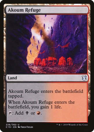 Akoum Refuge [Commander 2019] | Exor Games New Glasgow