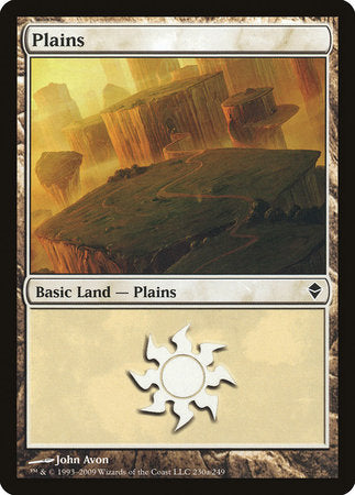 Plains (230a) [Zendikar] | Exor Games New Glasgow