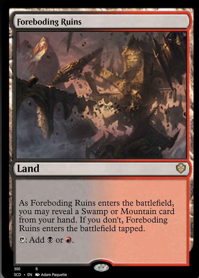 Foreboding Ruins [Starter Commander Decks] | Exor Games New Glasgow