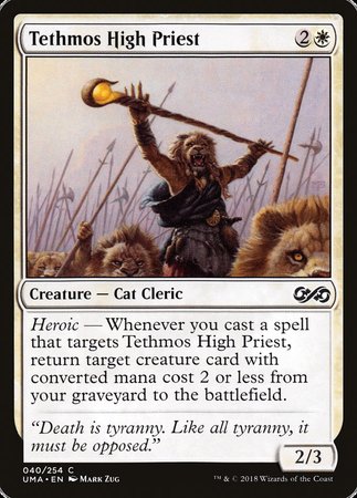 Tethmos High Priest [Ultimate Masters] | Exor Games New Glasgow