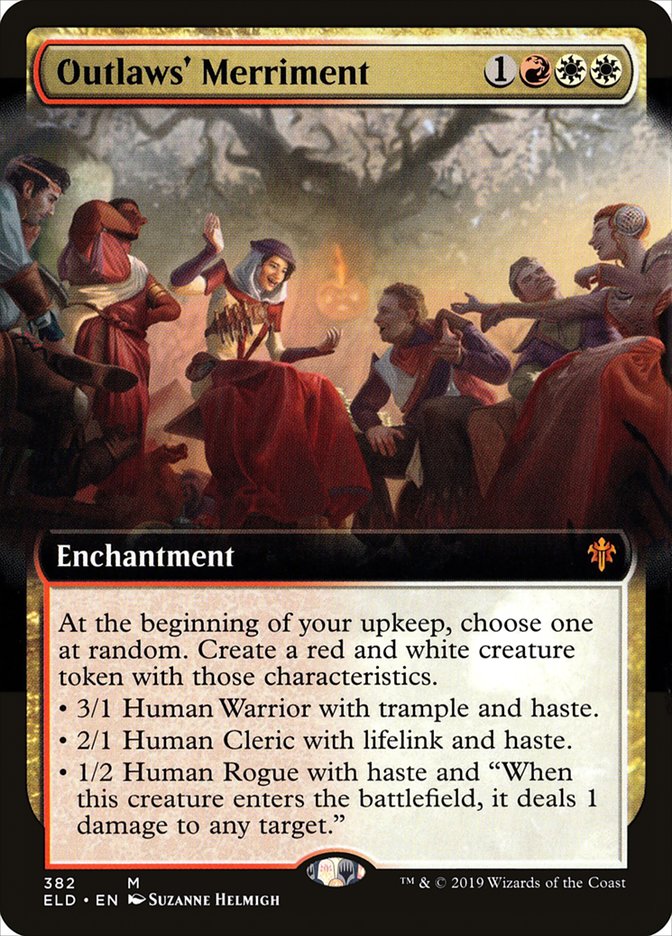 Outlaws' Merriment (Extended Art) [Throne of Eldraine] | Exor Games New Glasgow