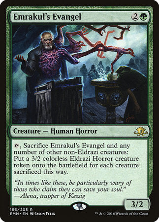 Emrakul's Evangel [Eldritch Moon] | Exor Games New Glasgow