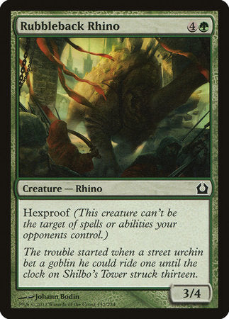 Rubbleback Rhino [Return to Ravnica] | Exor Games New Glasgow