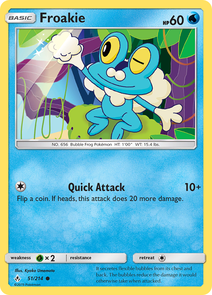 Froakie (51/214) [Sun & Moon: Unbroken Bonds] | Exor Games New Glasgow