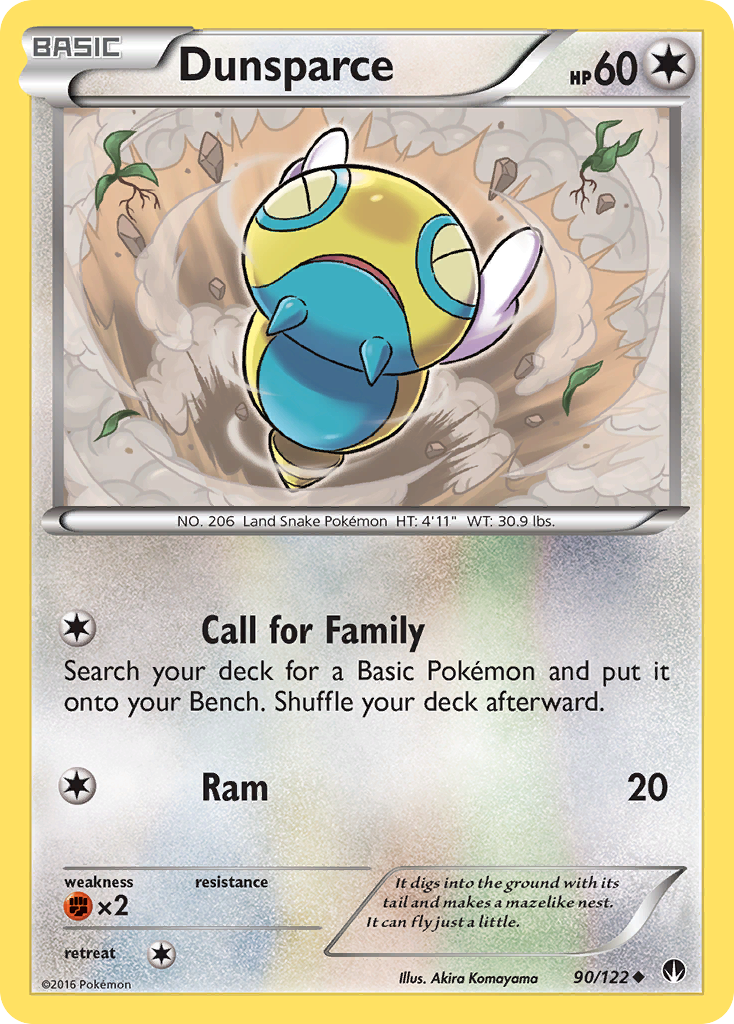 Dunsparce (90/122) [XY: BREAKpoint] | Exor Games New Glasgow