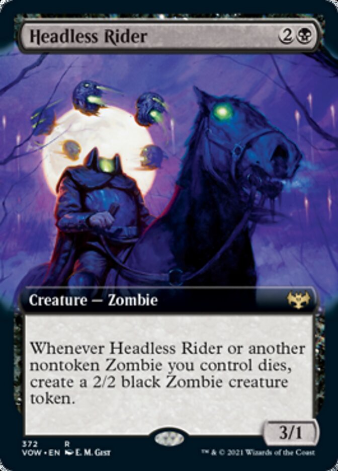 Headless Rider (Extended) [Innistrad: Crimson Vow] | Exor Games New Glasgow