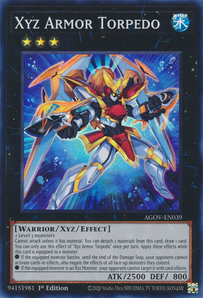 Xyz Armor Torpedo [AGOV-EN039] Super Rare | Exor Games New Glasgow