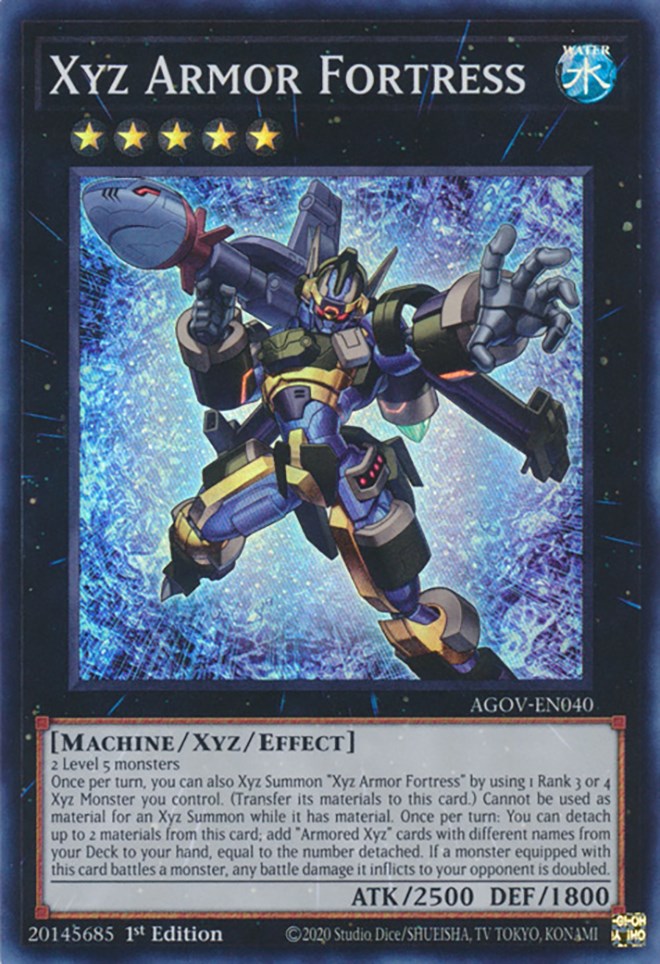 Xyz Armor Fortress [AGOV-EN040] Super Rare | Exor Games New Glasgow