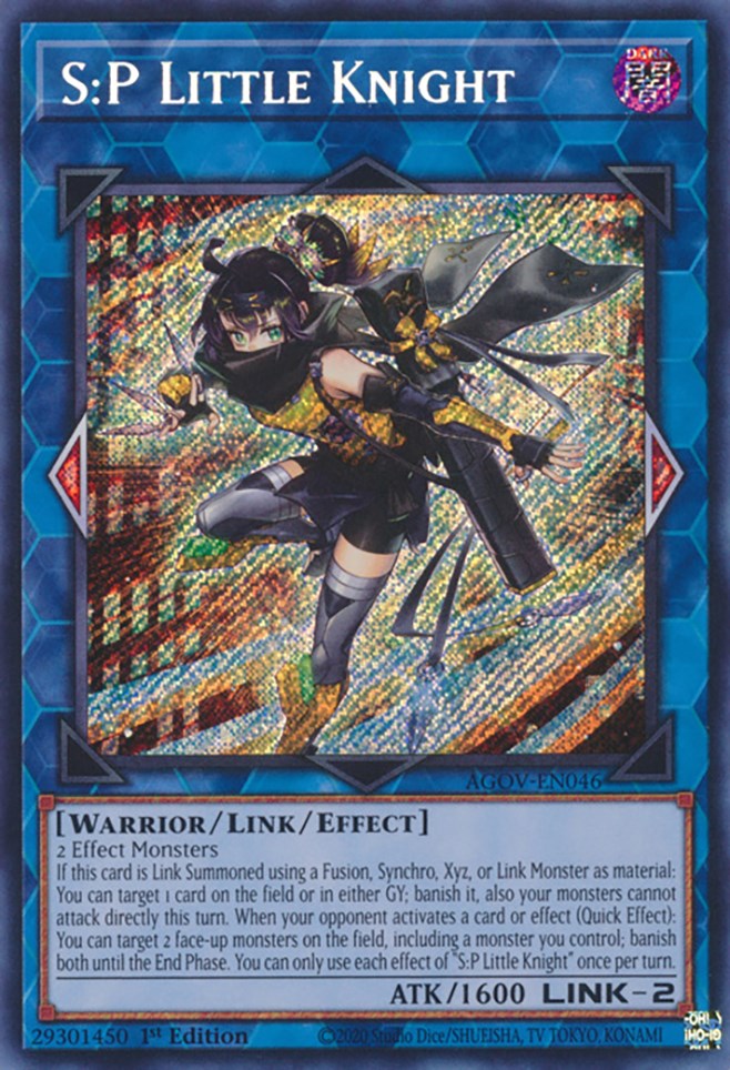 S:P Little Knight [AGOV-EN046] Secret Rare | Exor Games New Glasgow