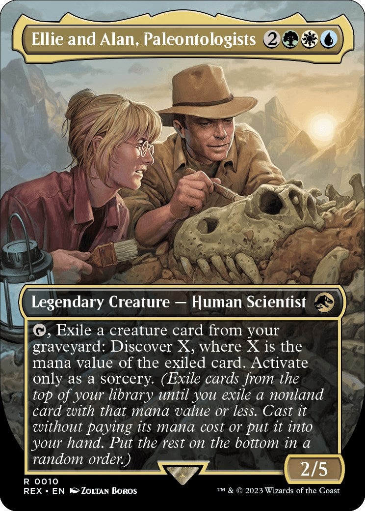 Ellie and Alan, Paleontologists (Borderless) [Jurassic World Collection] | Exor Games New Glasgow