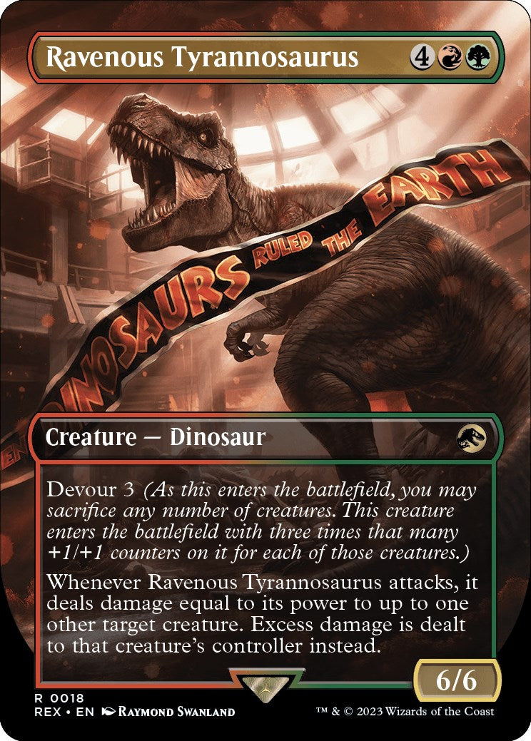 Ravenous Tyrannosaurus (Borderless) [Jurassic World Collection] | Exor Games New Glasgow