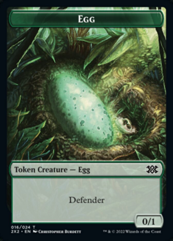 Egg Token [Double Masters 2022 Tokens] | Exor Games New Glasgow