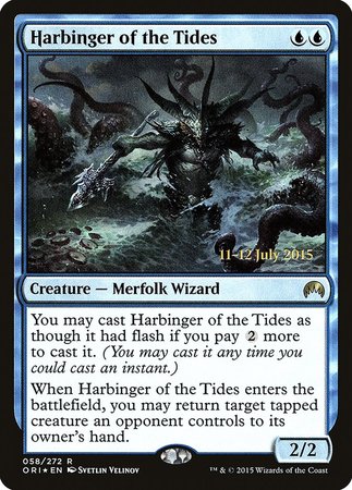 Harbinger of the Tides [Magic Origins Promos] | Exor Games New Glasgow