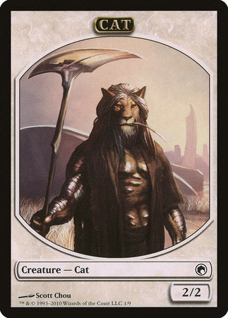 Cat Token [Scars of Mirrodin Tokens] | Exor Games New Glasgow