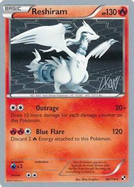 Reshiram (26/114) (Reshiphlosion - Christopher Kan) [World Championships 2011] | Exor Games New Glasgow