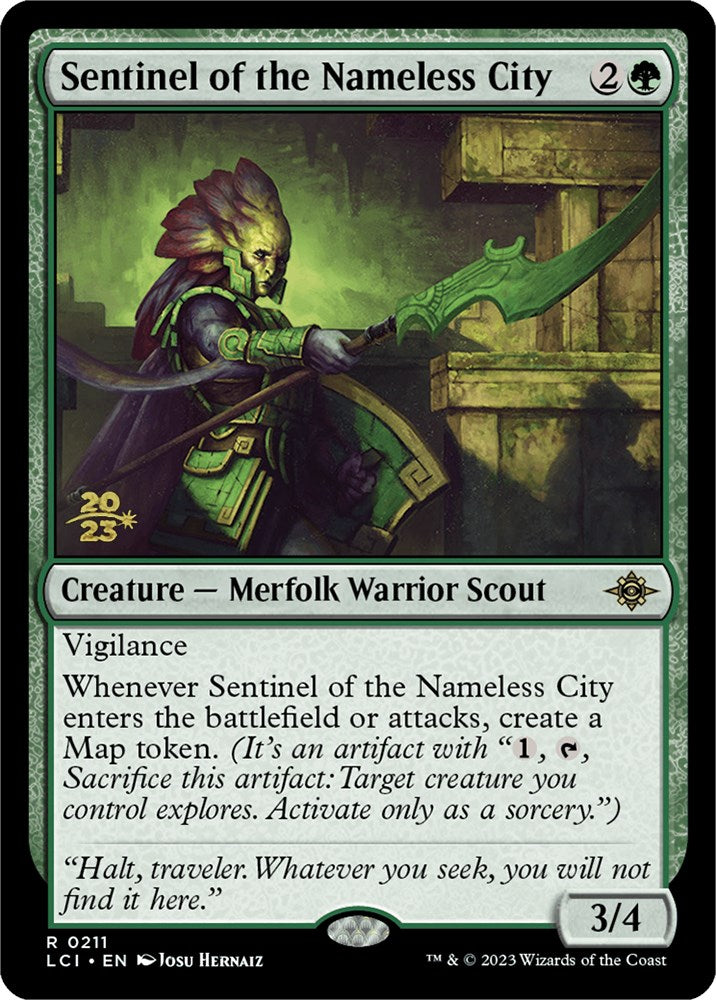 Sentinel of the Nameless City [The Lost Caverns of Ixalan Prerelease Cards] | Exor Games New Glasgow