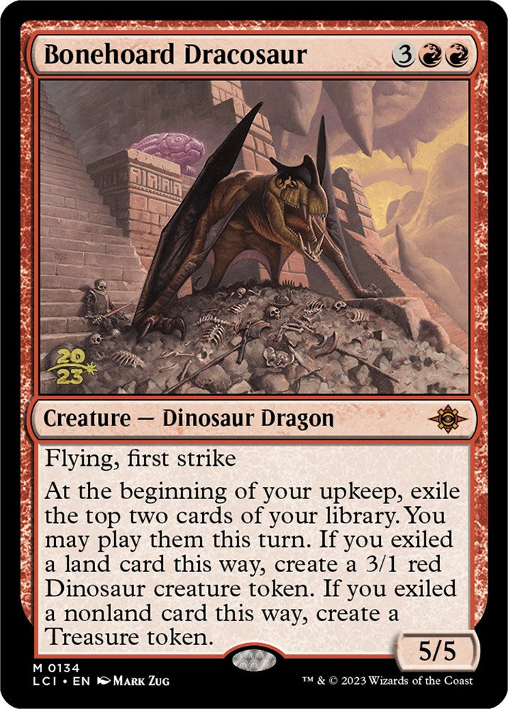 Bonehoard Dracosaur [The Lost Caverns of Ixalan Prerelease Cards] | Exor Games New Glasgow