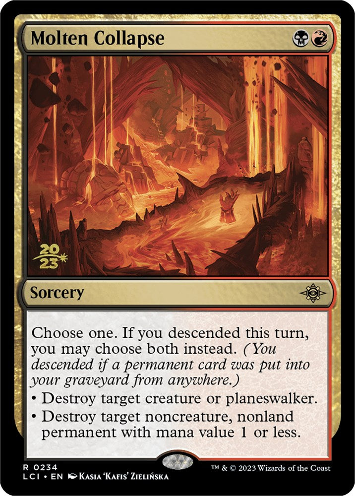 Molten Collapse [The Lost Caverns of Ixalan Prerelease Cards] | Exor Games New Glasgow