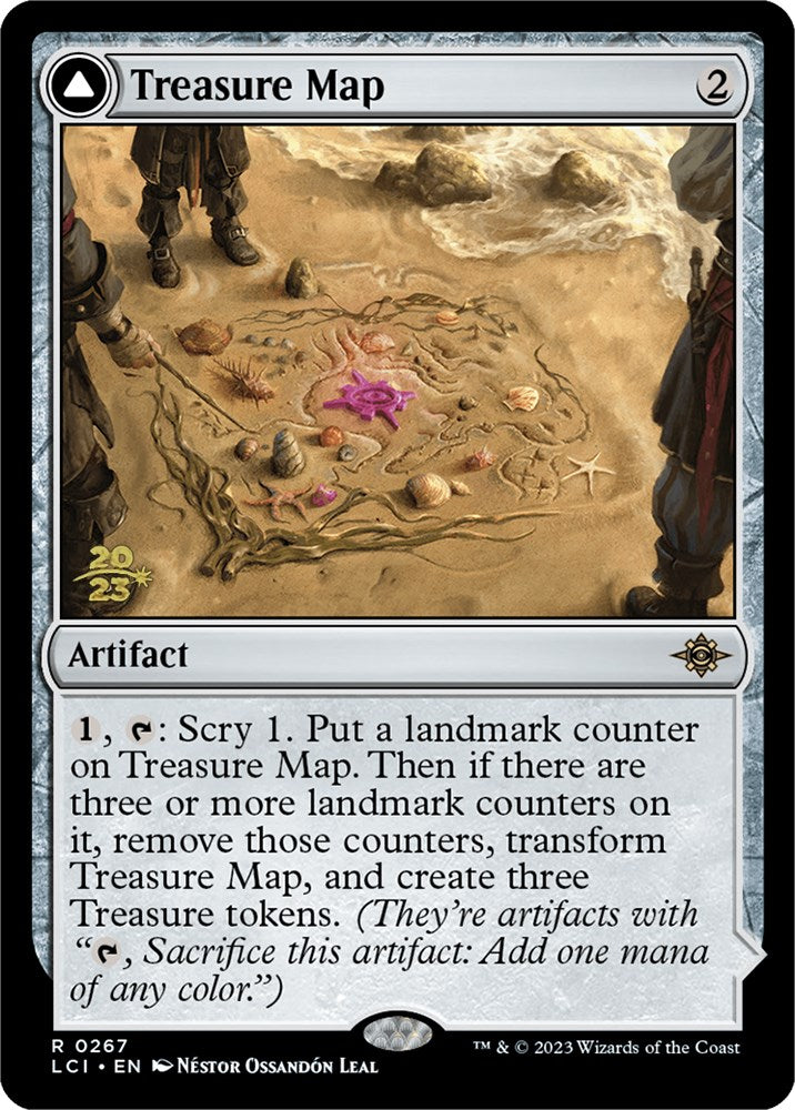 Treasure Map // Treasure Cove [The Lost Caverns of Ixalan Prerelease Cards] | Exor Games New Glasgow