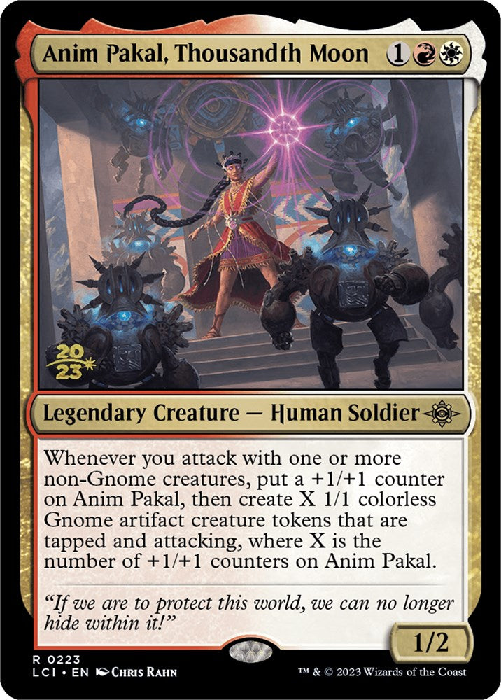 Anim Pakal, Thousandth Moon [The Lost Caverns of Ixalan Prerelease Cards] | Exor Games New Glasgow