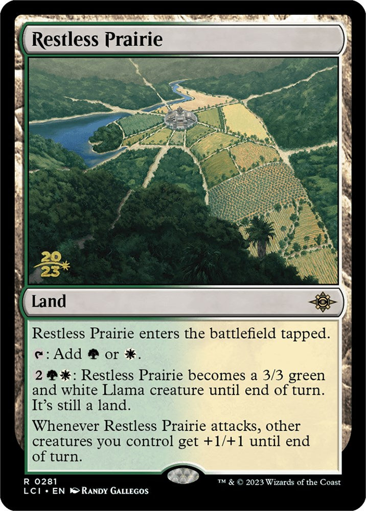 Restless Prairie [The Lost Caverns of Ixalan Prerelease Cards] | Exor Games New Glasgow