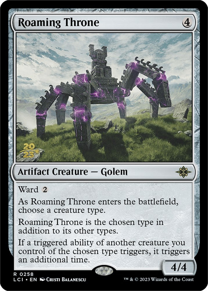 Roaming Throne [The Lost Caverns of Ixalan Prerelease Cards] | Exor Games New Glasgow