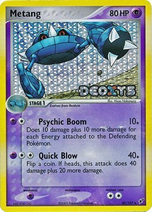 Metang (40/107) (Stamped) [EX: Deoxys] | Exor Games New Glasgow