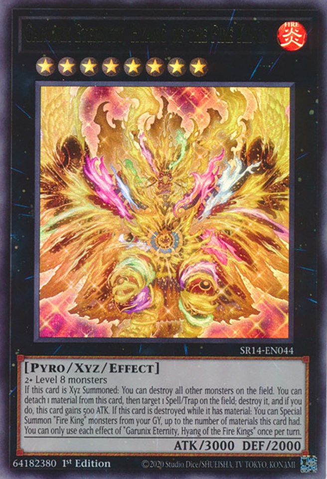 Garunix Eternity, Hyang of the Fire Kings [SR14-EN044] Ultra Rare | Exor Games New Glasgow