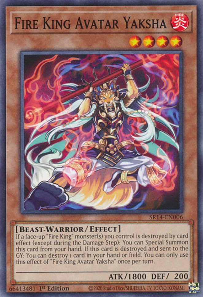 Fire King Avatar Yaksha [SR14-EN006] Common | Exor Games New Glasgow