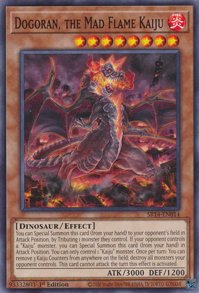 Dogoran, the Mad Flame Kaiju [SR14-EN014] Common | Exor Games New Glasgow