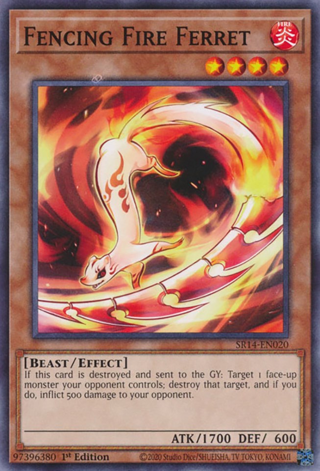 Fencing Fire Ferret [SR14-EN020] Common | Exor Games New Glasgow