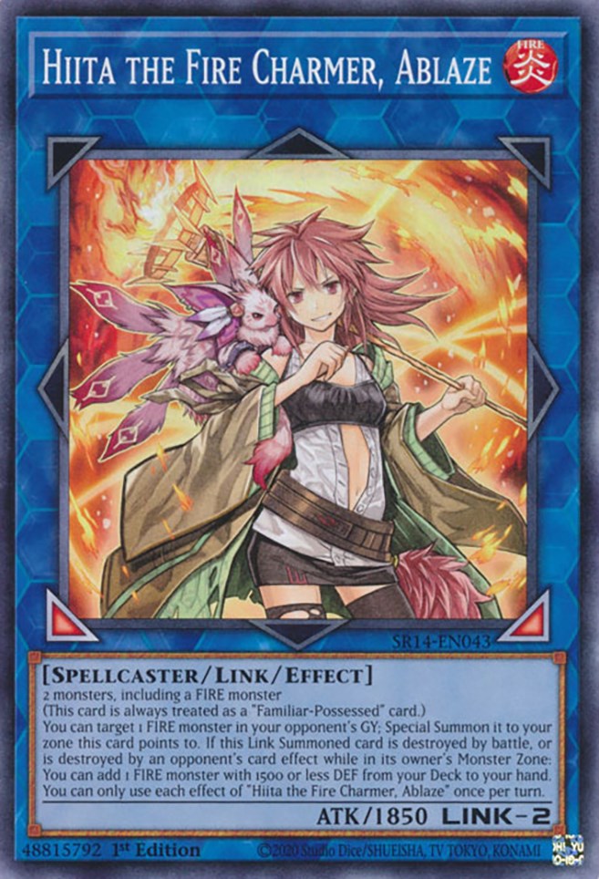 Hiita the Fire Charmer, Ablaze [SR14-EN043] Common | Exor Games New Glasgow