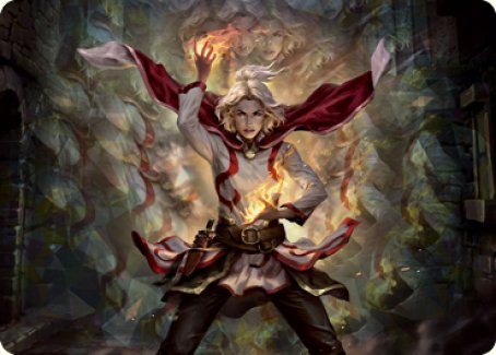 Delina, Wild Mage Art Card [Dungeons & Dragons: Adventures in the Forgotten Realms Art Series] | Exor Games New Glasgow