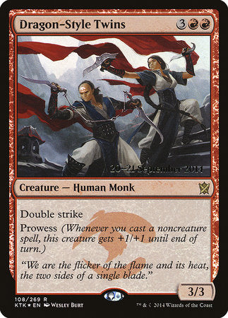 Dragon-Style Twins [Khans of Tarkir Promos] | Exor Games New Glasgow