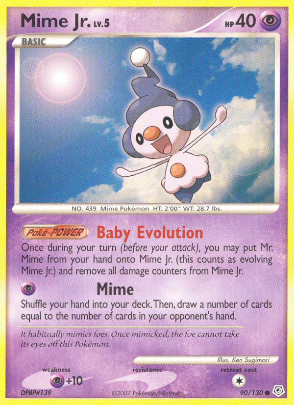 Mime Jr. (90/130) [Diamond & Pearl: Base Set] | Exor Games New Glasgow