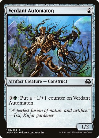 Verdant Automaton [Aether Revolt] | Exor Games New Glasgow