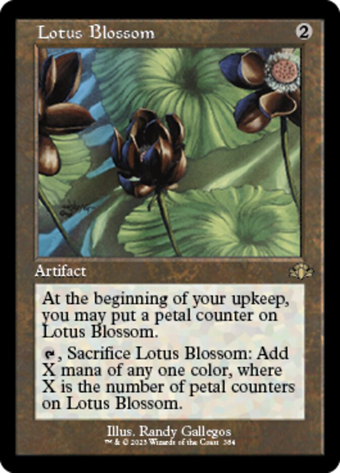 Lotus Blossom (Retro) [Dominaria Remastered] | Exor Games New Glasgow