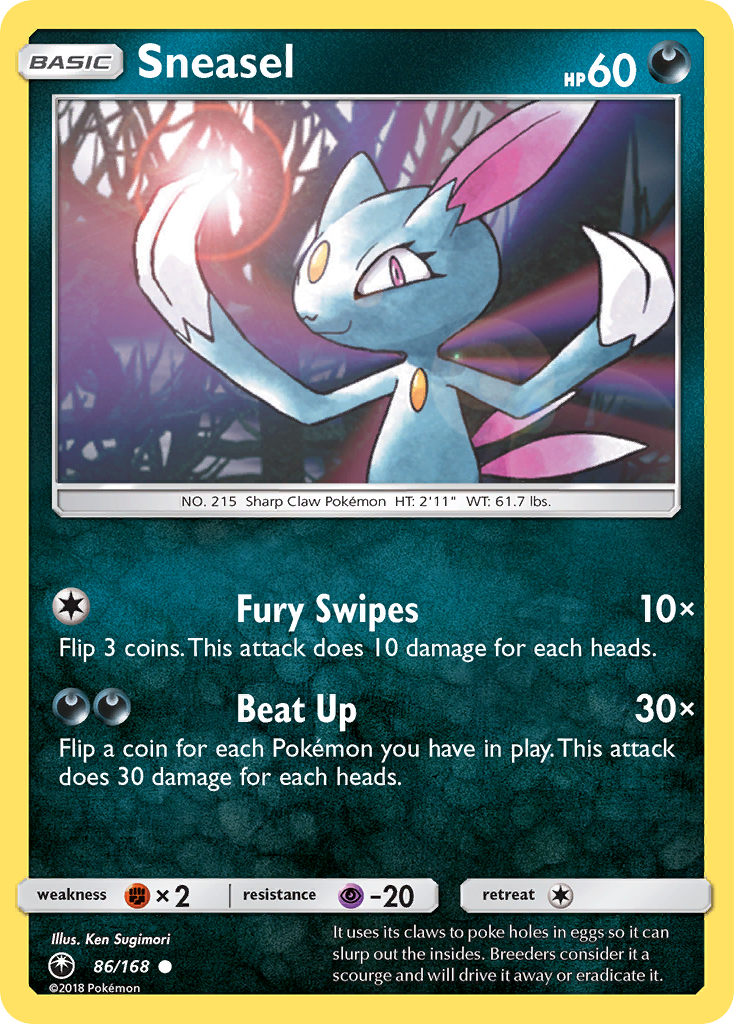 Sneasel (86/168) [Sun & Moon: Celestial Storm] | Exor Games New Glasgow