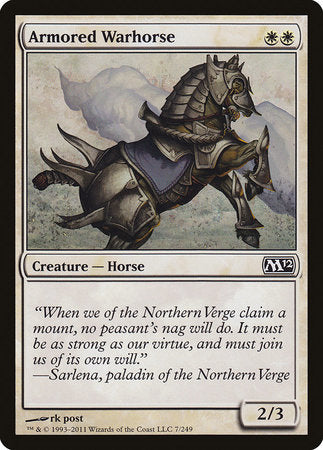 Armored Warhorse [Magic 2012] | Exor Games New Glasgow
