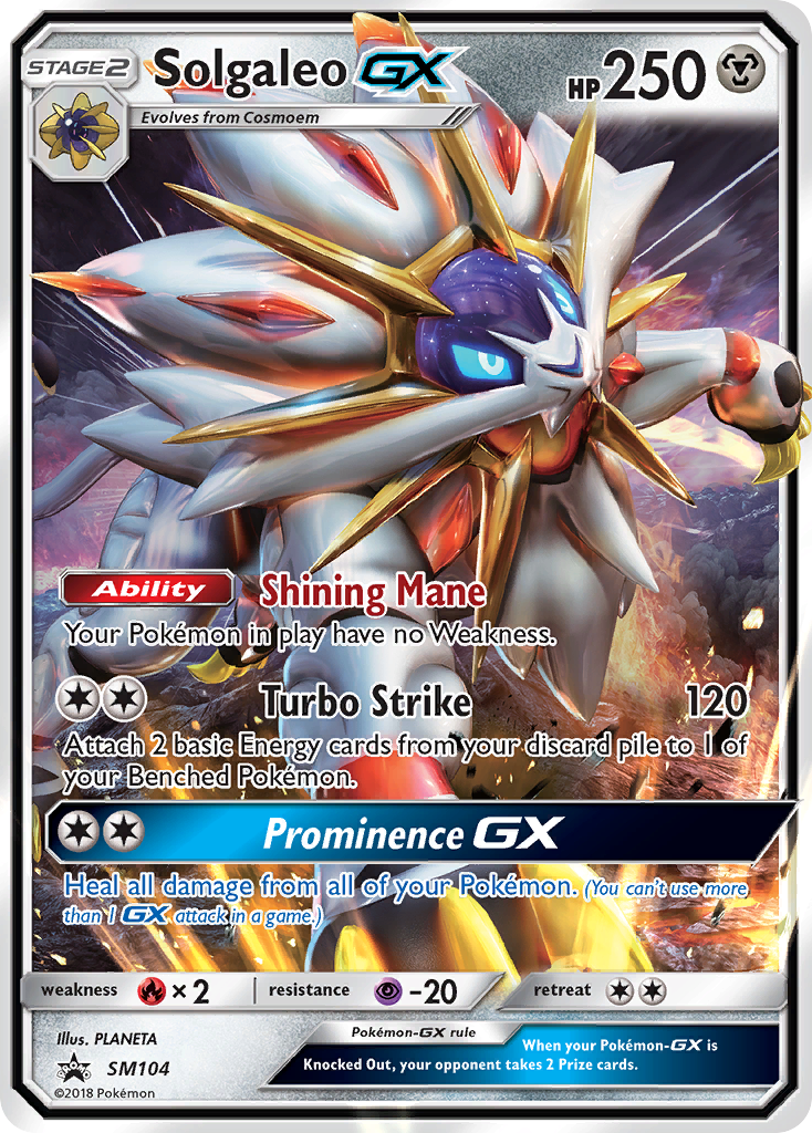 Solgaleo GX (SM104) [Sun & Moon: Black Star Promos] | Exor Games New Glasgow