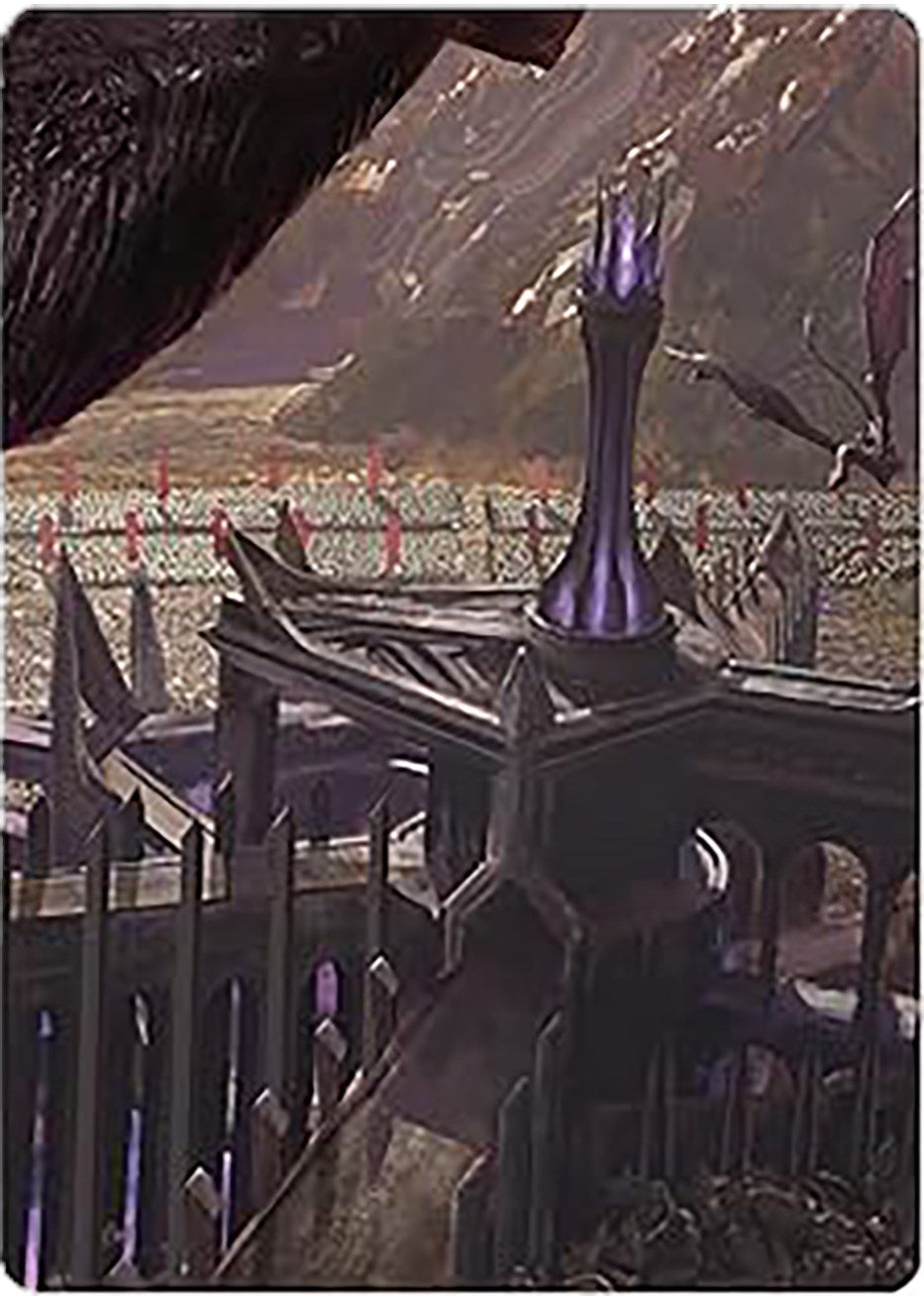 Minas Morgul, Dark Fortress Art Card [The Lord of the Rings: Tales of Middle-earth Art Series] | Exor Games New Glasgow