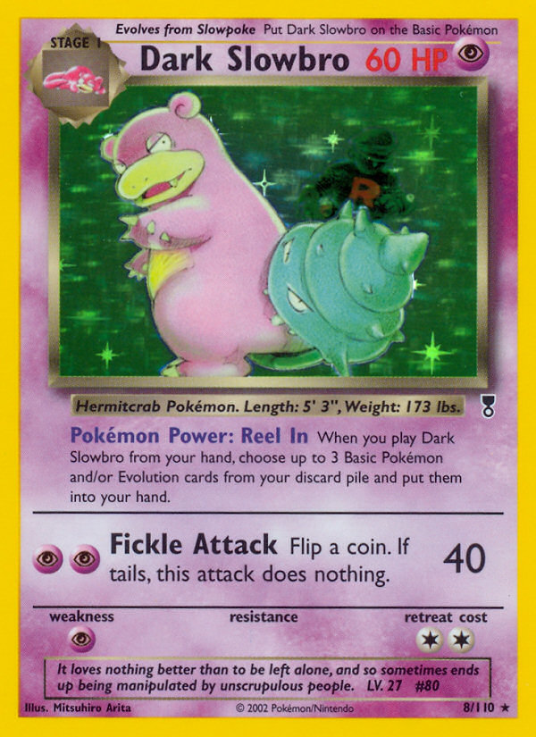 Dark Slowbro (8/110) [Legendary Collection] | Exor Games New Glasgow